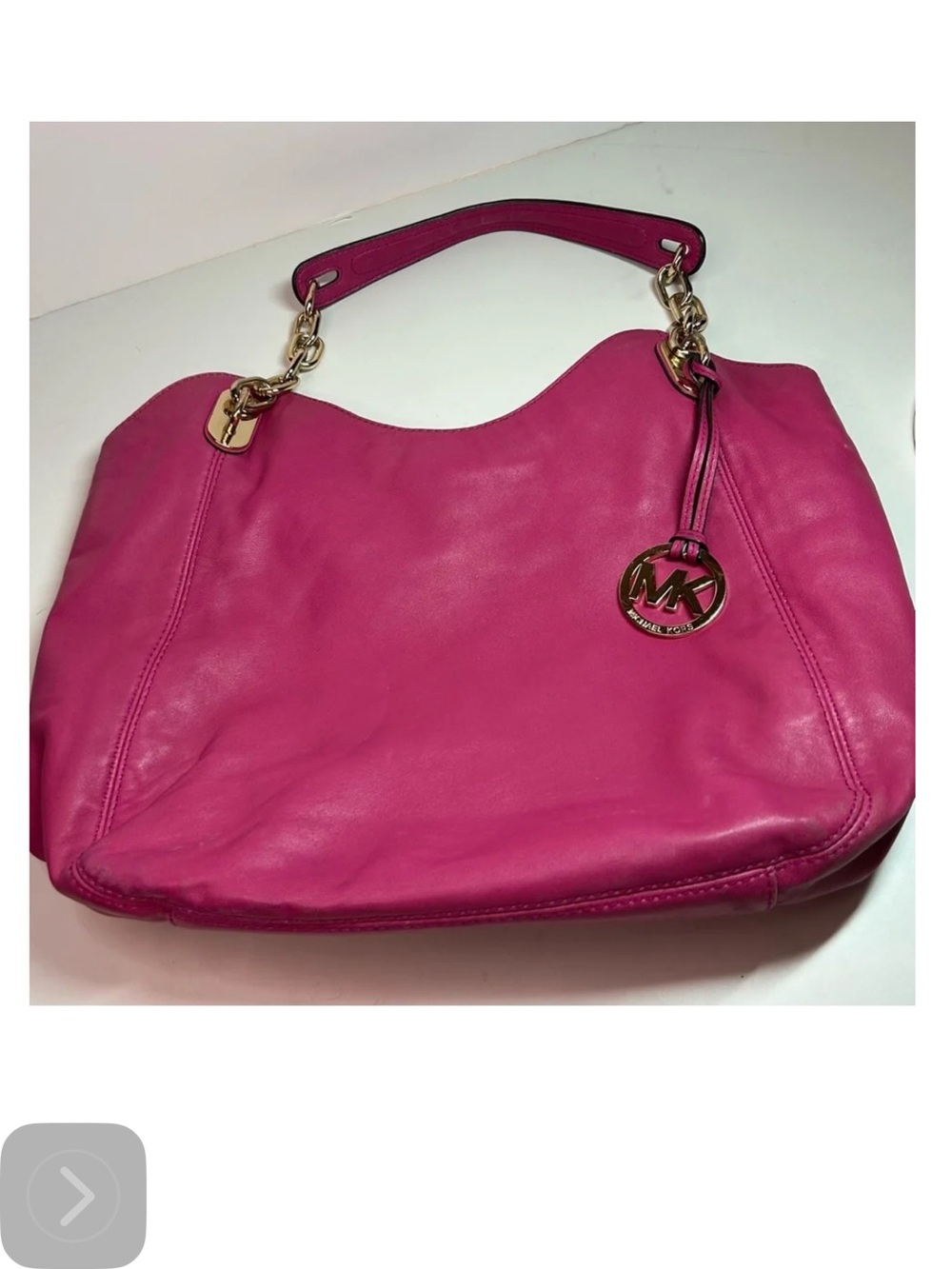 Michael  kors fushia hobo bag